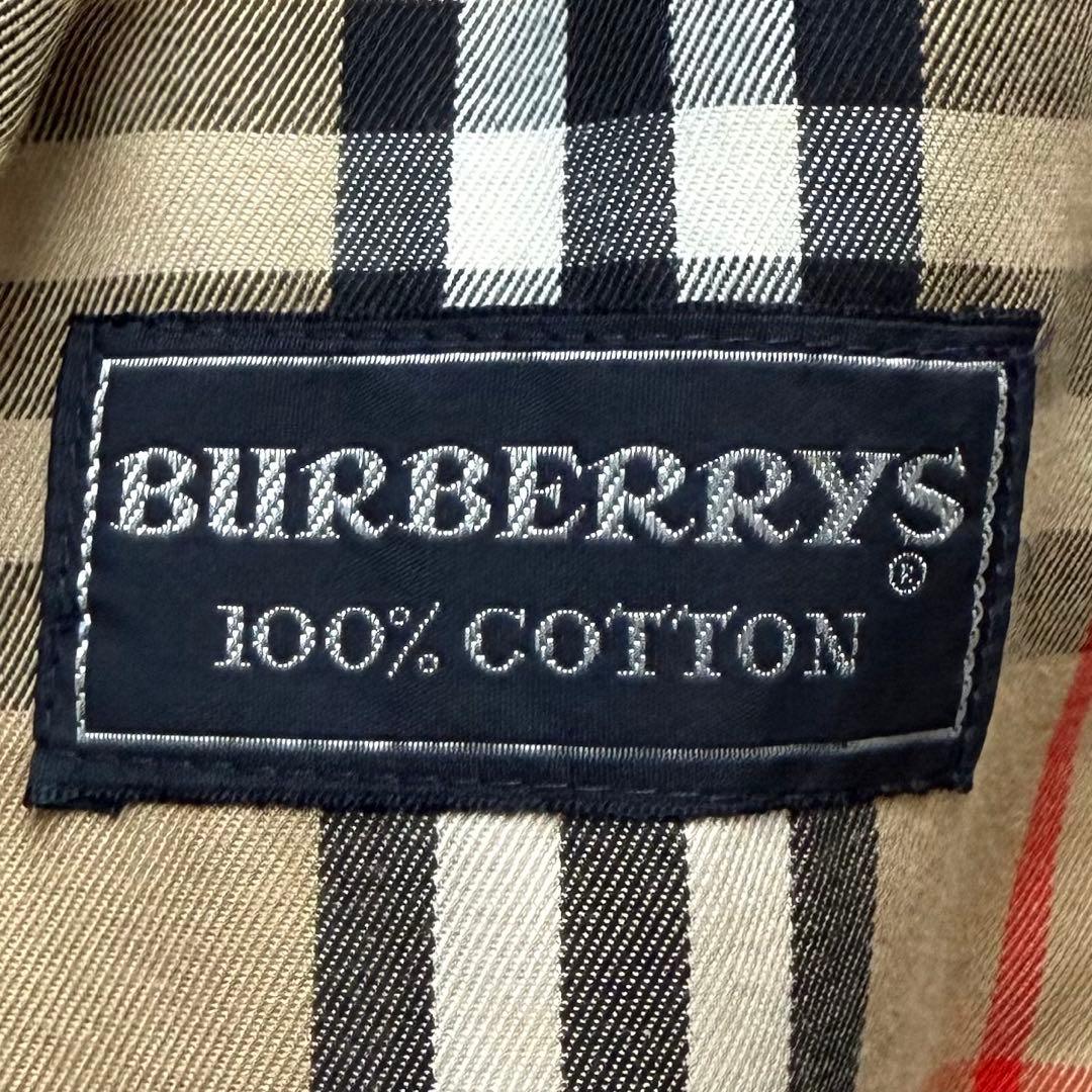 美品 着丈114 バーバリー ベルト付 トレンチコート ノバチェック ベージュ