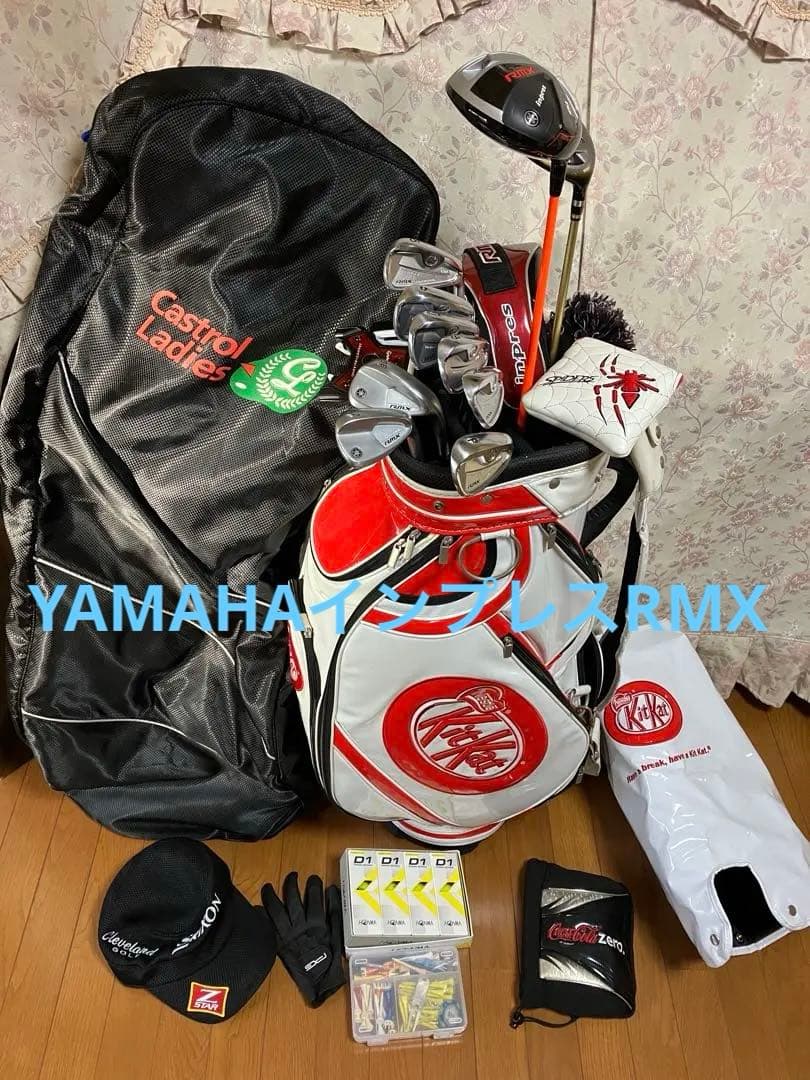 メンズ　右　ヤマハ　インプレス　RMX ゴルフクラブセット ゴルフバッグ　希少