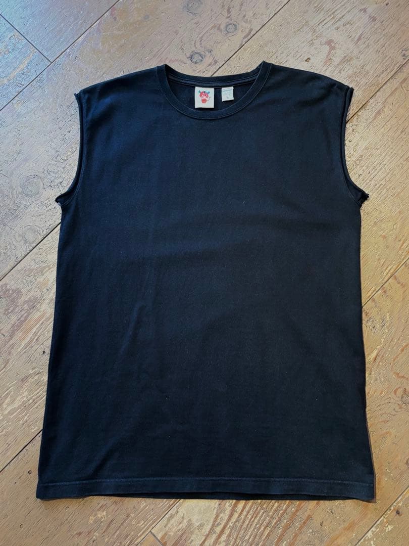 PHENOMENON 00s フェノメノン ノースリーブ Tシャツ 黒 Y2K