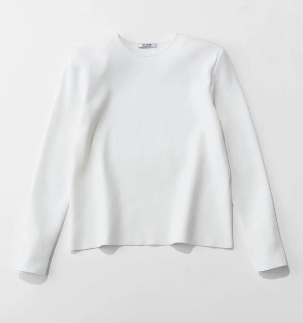 boutique310 SLOANE 肩で魅せるニット　佐藤佳菜子　ホワイト