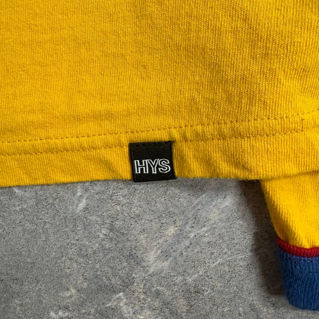 HYSTERIC GLAMOUR リンガーロングTシャツ ヒスガール イエロー