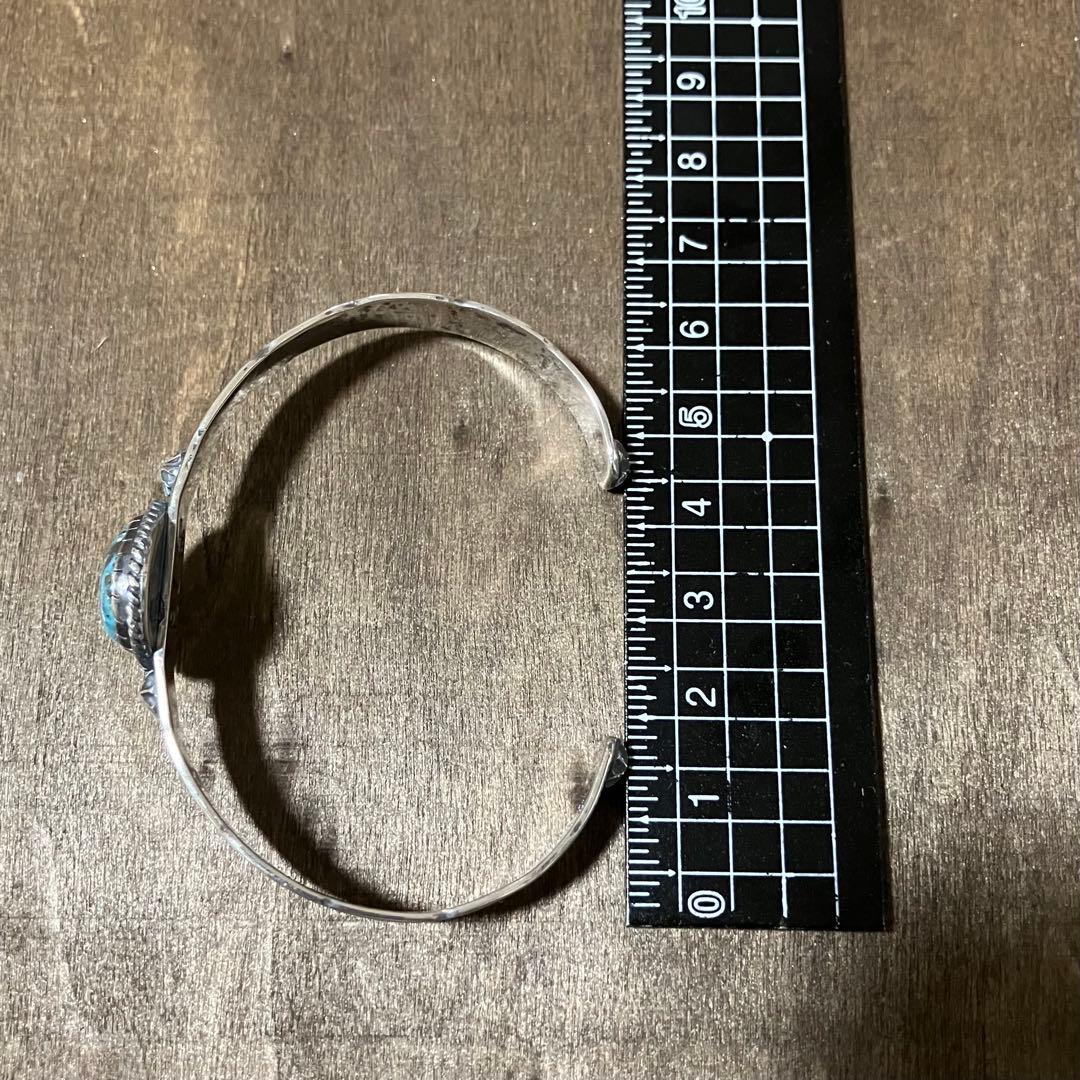 オーダー品　売約済み　ペルシャン　ターコイズ　シルバー　バングル　ブレスレット