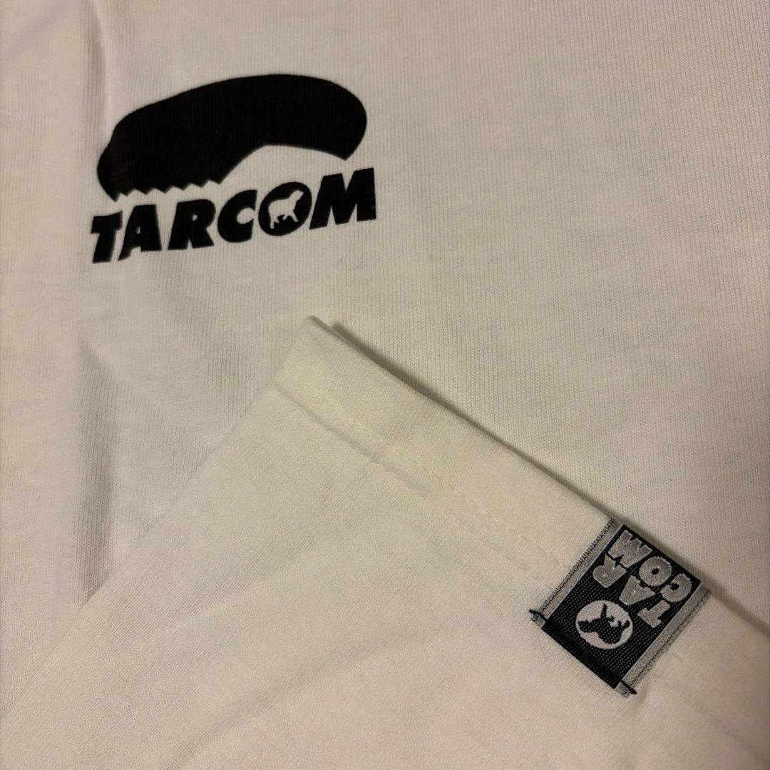 TARCOM ホワイト Tシャツ バックプリント 新品同様、試着のみ Lサイズ