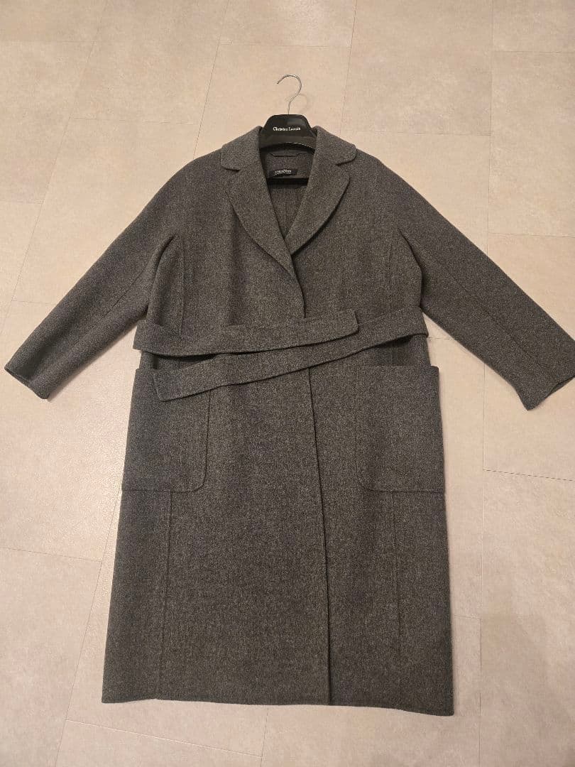 S Max Mara グレー ウール　コート 36