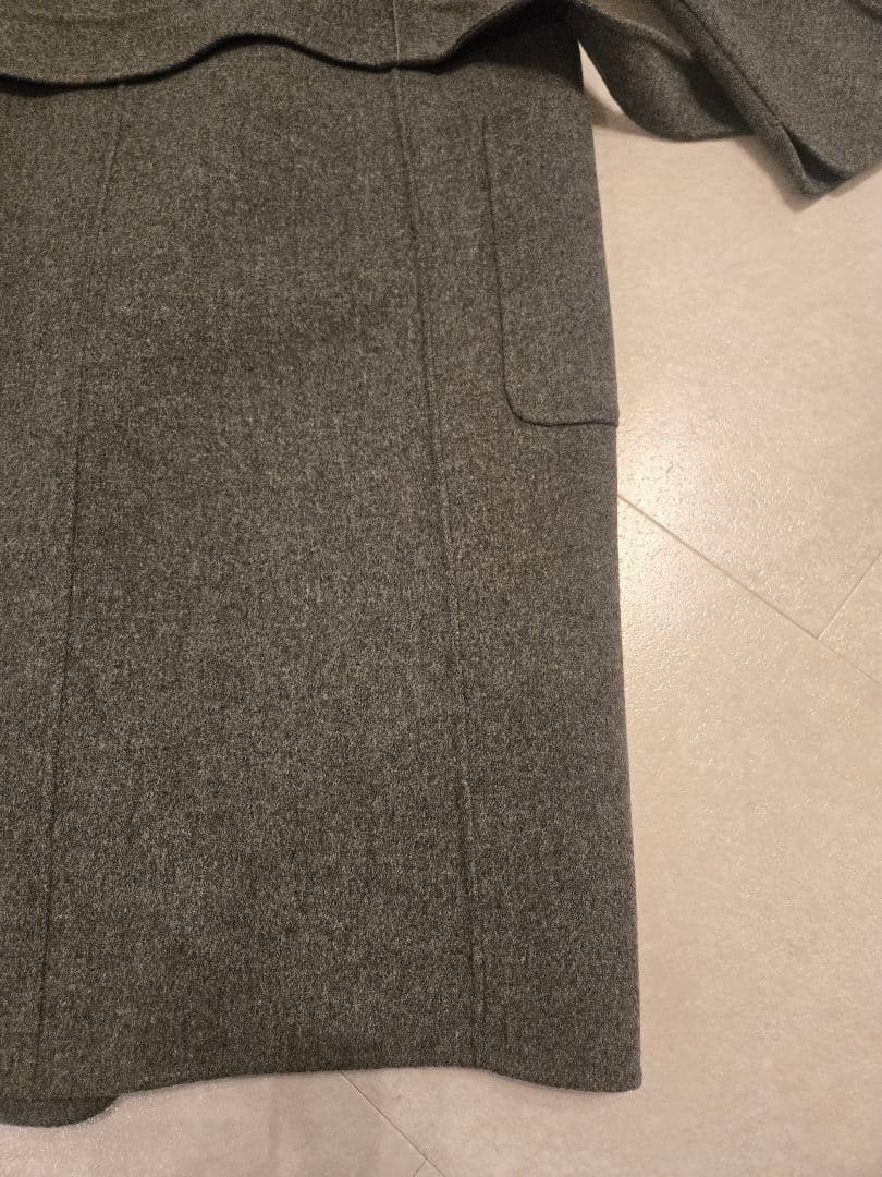S Max Mara グレー ウール　コート 36