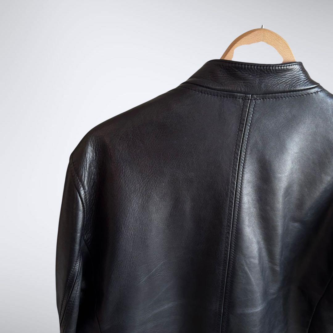 伊製希少giulianoFujiwaraホースハイド48馬革LAMPOアーカイブ