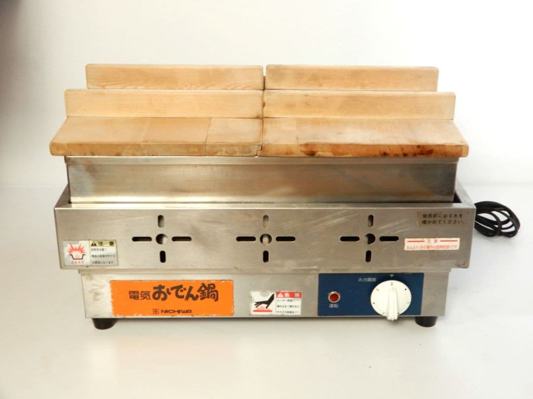 ニチワ 電気おでん鍋 EOK-6 ステンレス製 6仕切り