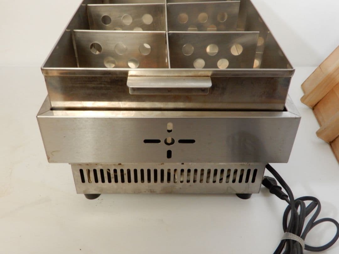 ニチワ 電気おでん鍋 EOK-6 ステンレス製 6仕切り
