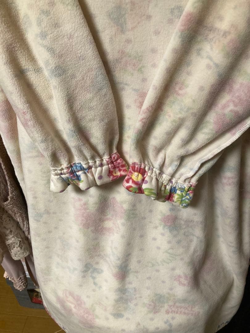 サエラ風チュニック鴨居洋子ルームフリースワンピース。可愛い携帯スマホ入れ2点