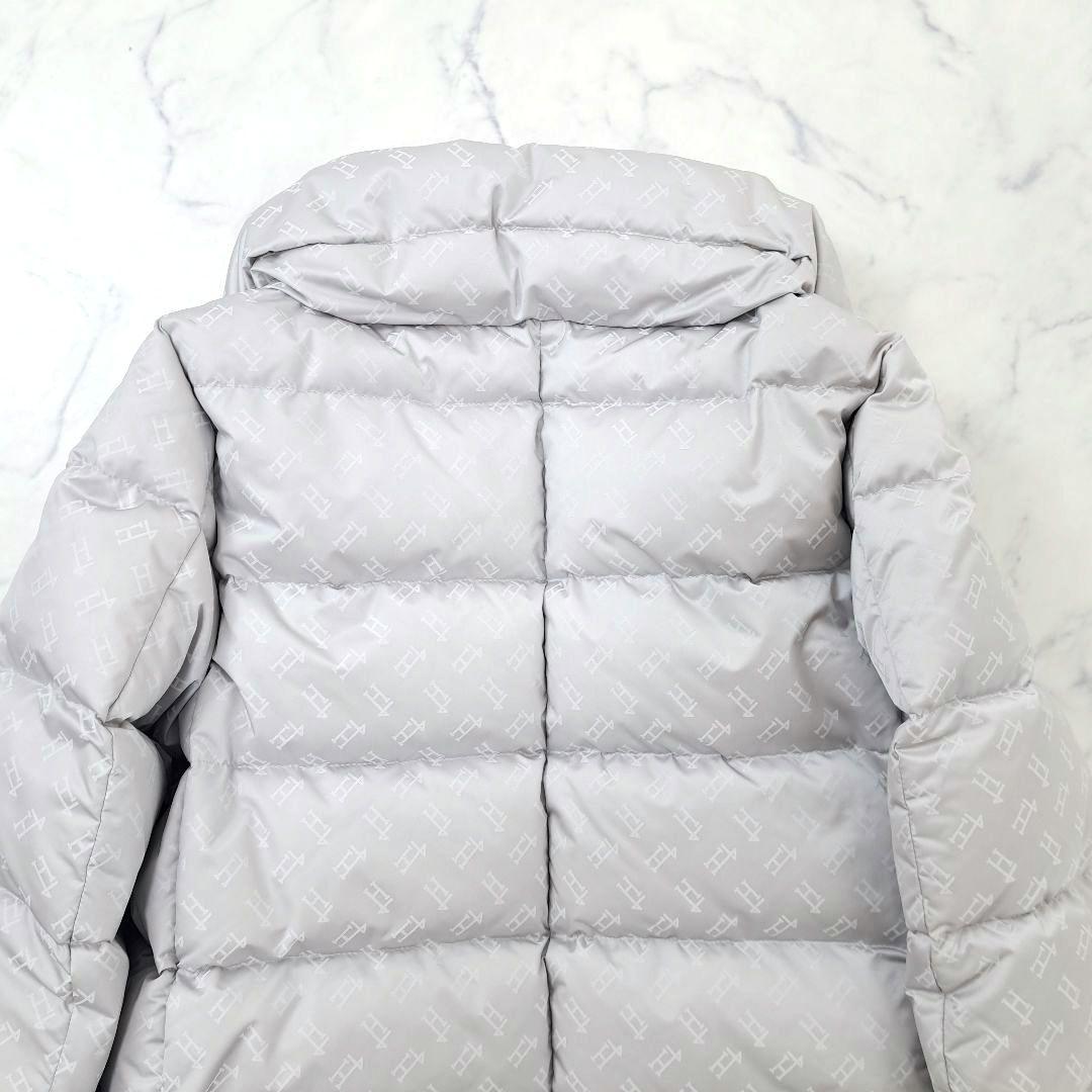 HERNO ヘルノ モノグラム 総柄 ロゴ 近年 ダウンジャケット 40