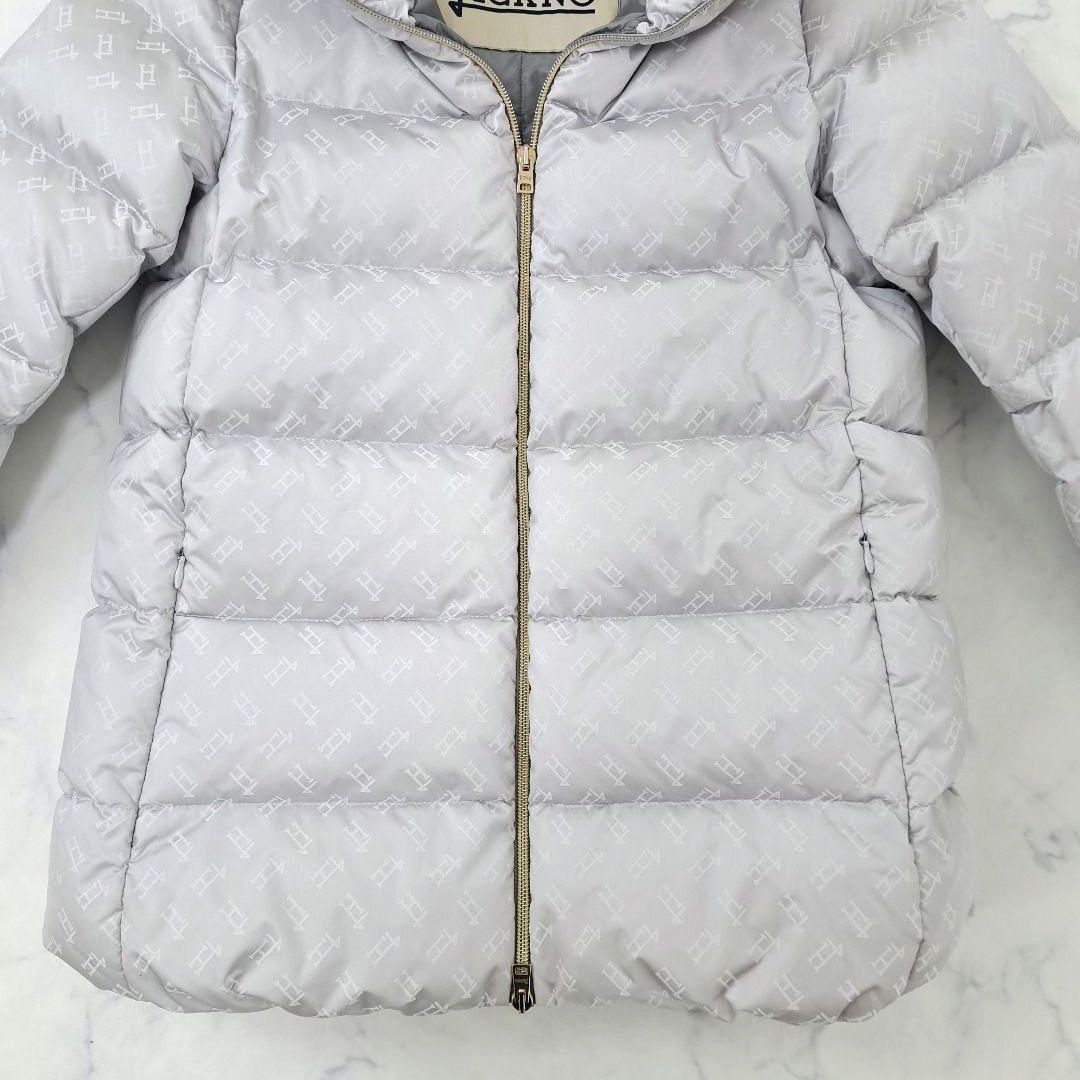 HERNO ヘルノ モノグラム 総柄 ロゴ 近年 ダウンジャケット 40