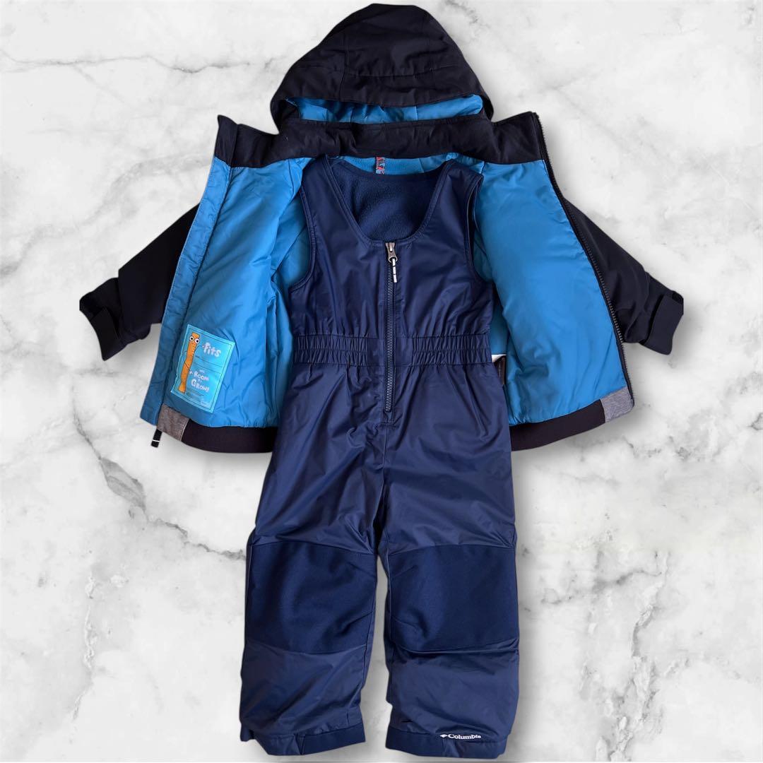 美品 キッズ スノーウェア 上下セット BURTON Columbia
