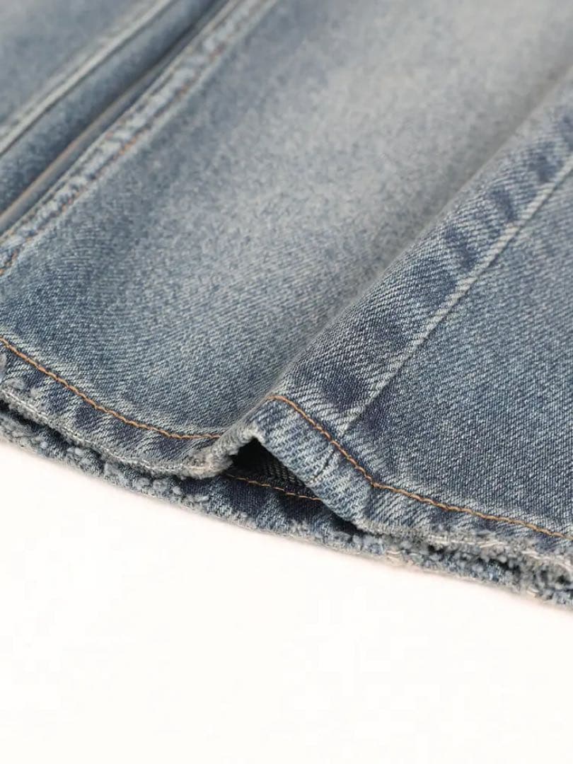 ヤマダヤ　RADIATE 切り替えデザインダメージデニムワイドパンツ　現行品