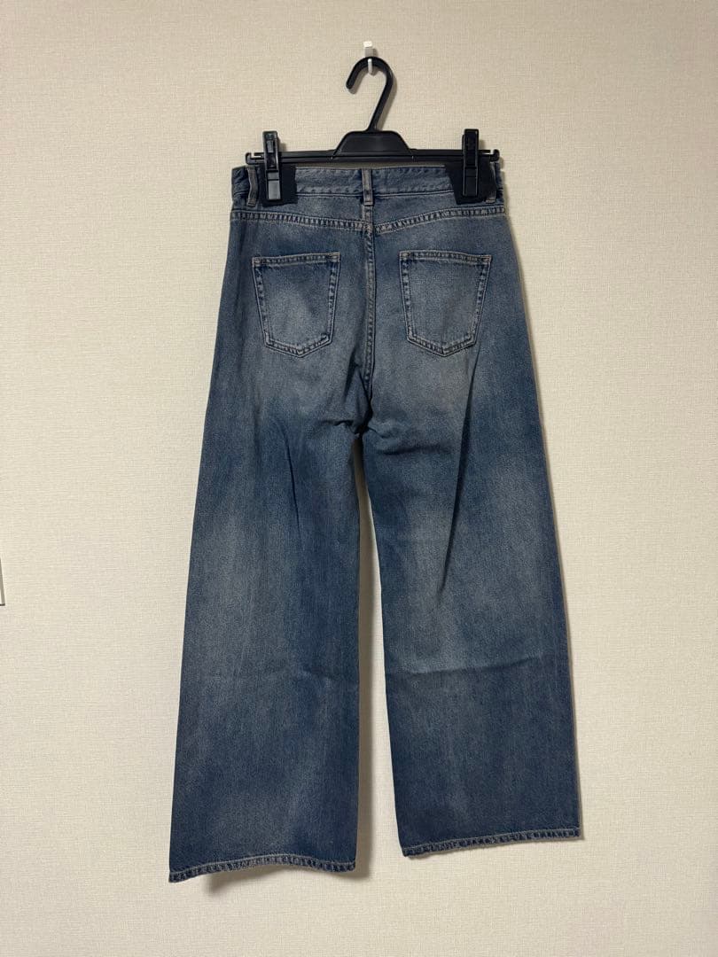 ヤマダヤ　RADIATE 切り替えデザインダメージデニムワイドパンツ　現行品