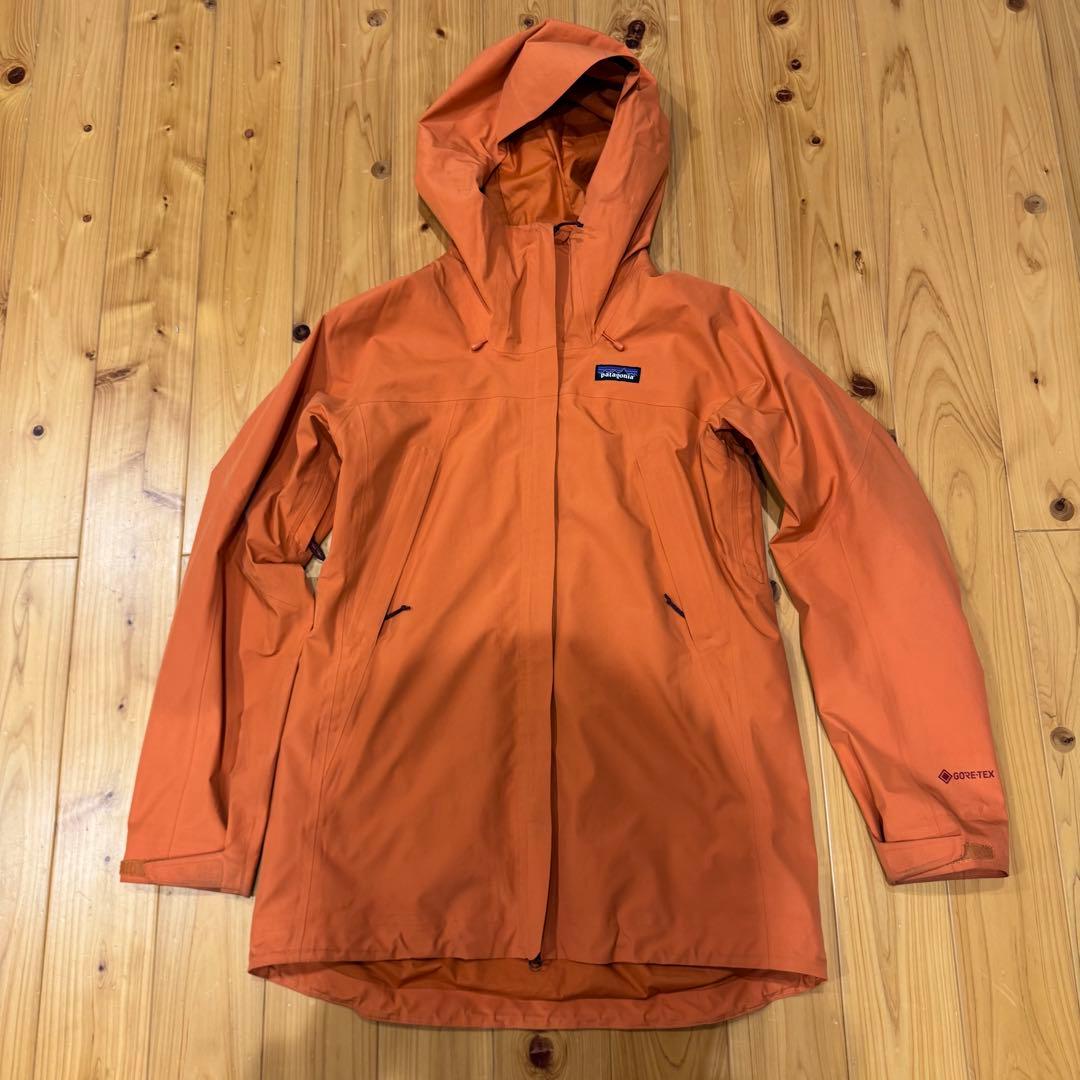 patagonia  jacket GORE-TEXオレンジ フード付