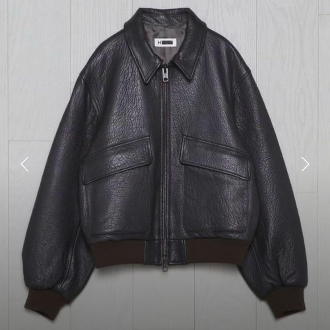 H ビューティアンドユース＊シュリンクレザーJK(ロンハーマン、オーラリー)