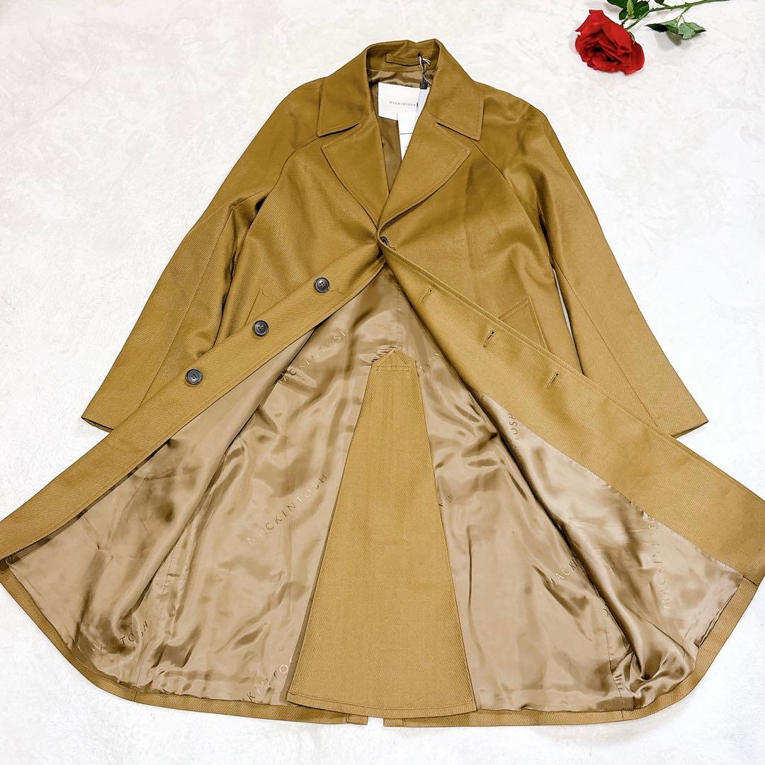 新品タグ付き✨　マッキントッシュ　チェスターコート　ウール　シルク　最高級　36