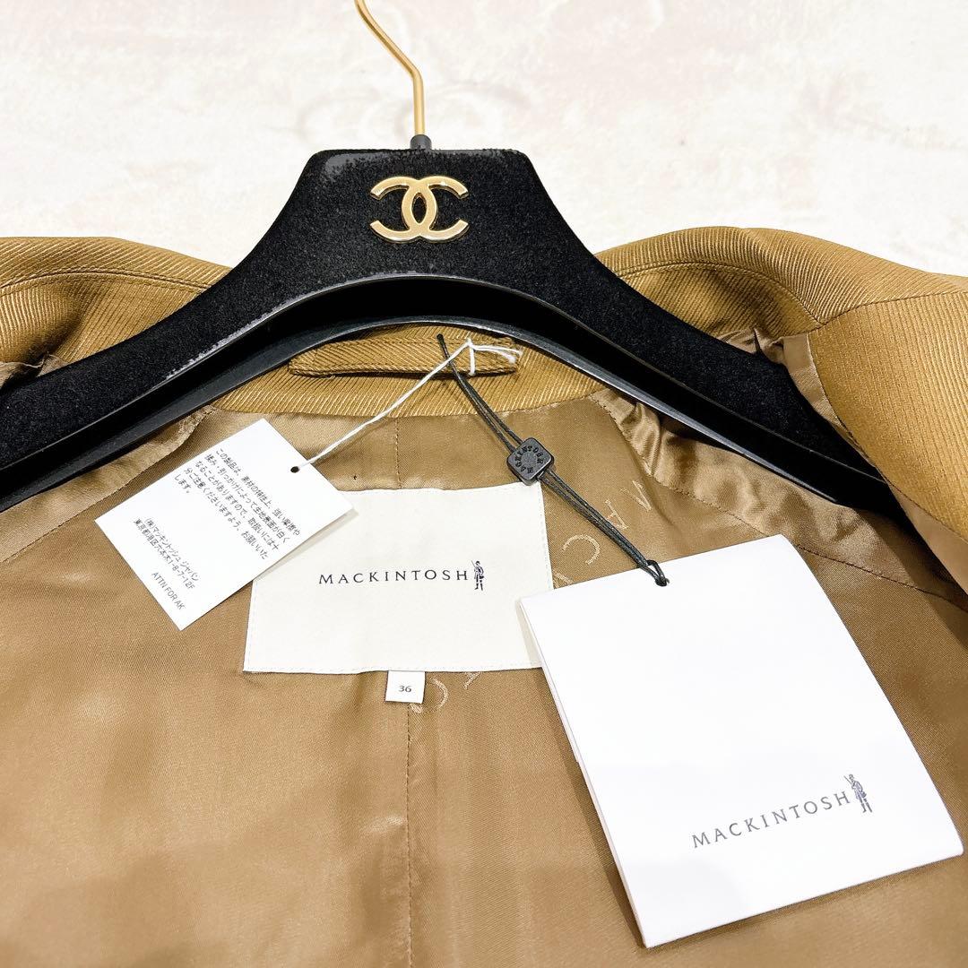 新品タグ付き✨　マッキントッシュ　チェスターコート　ウール　シルク　最高級　36