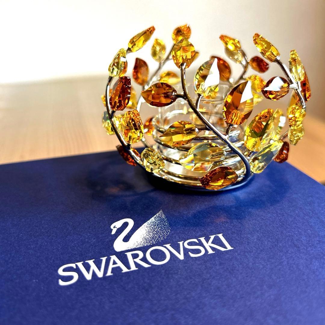 スワロフスキー　キャンドルホルダー
