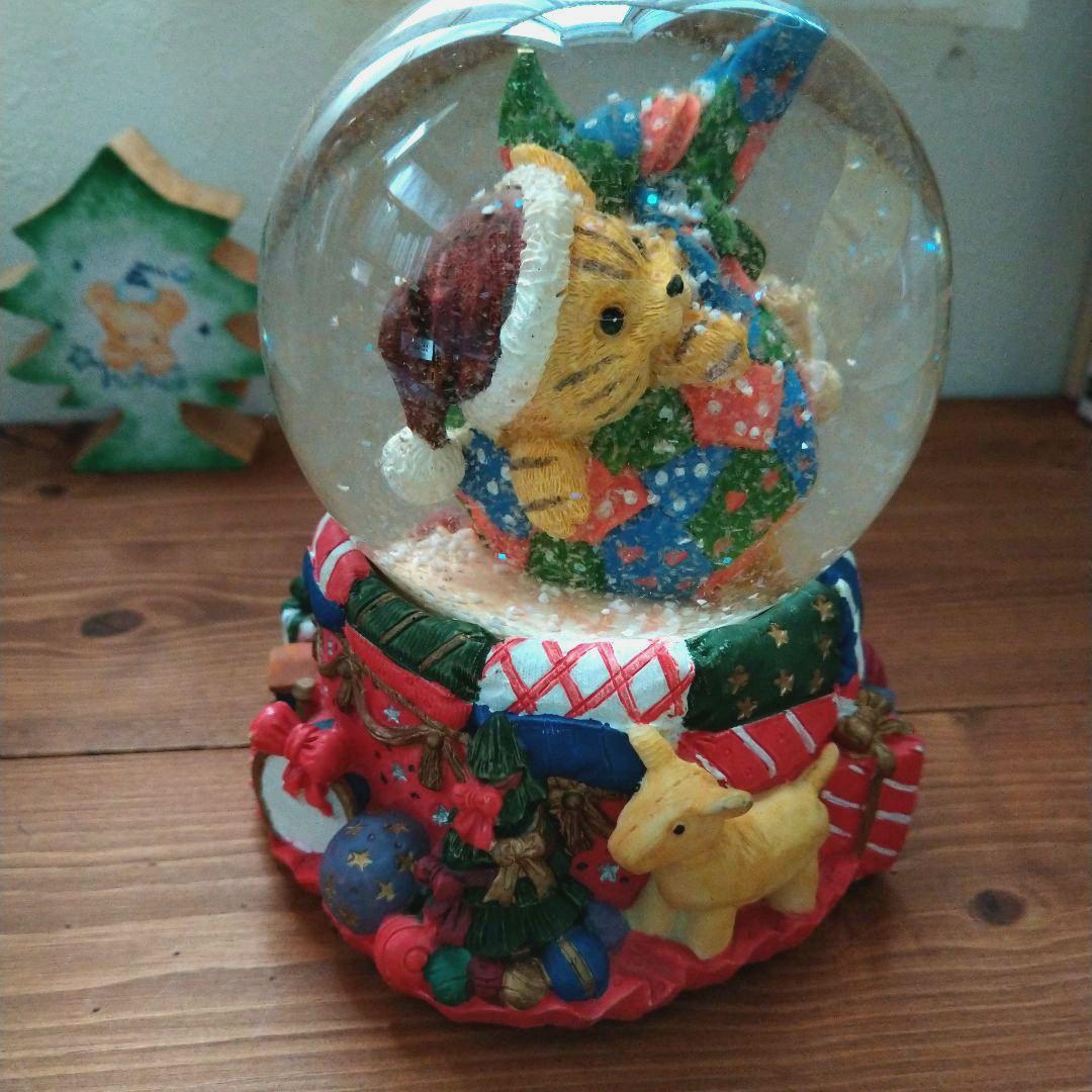 オルゴール　スノードーム　クリスマス　ねこ　ネズミ　プレゼント　ツリー