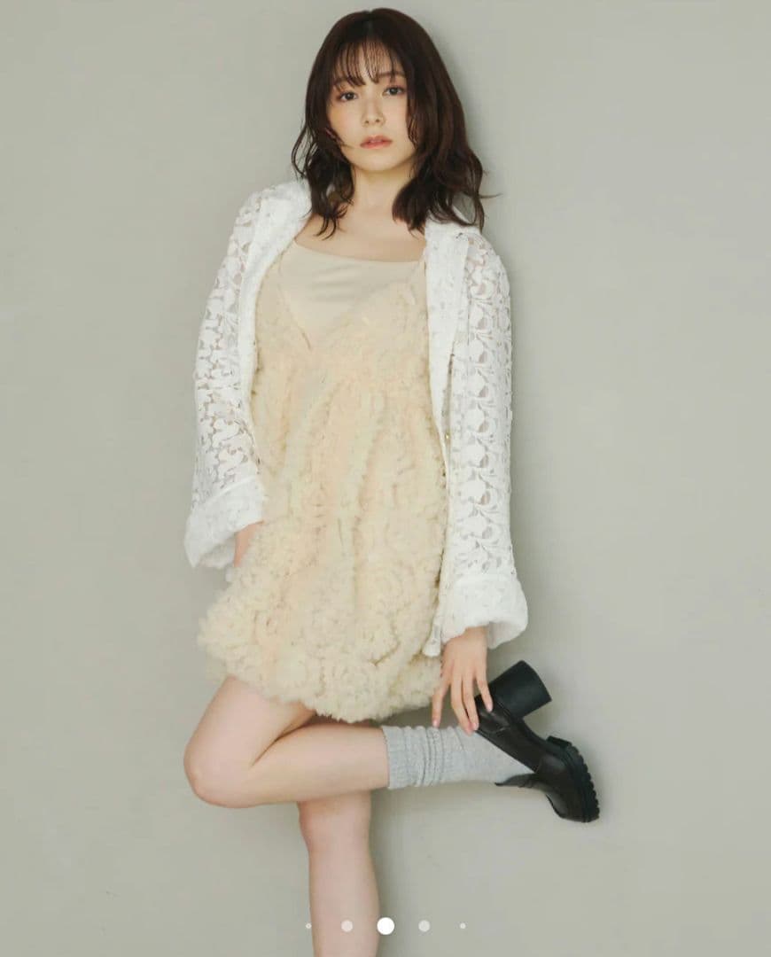 新品タグ付き　notre emor tulle mini dress