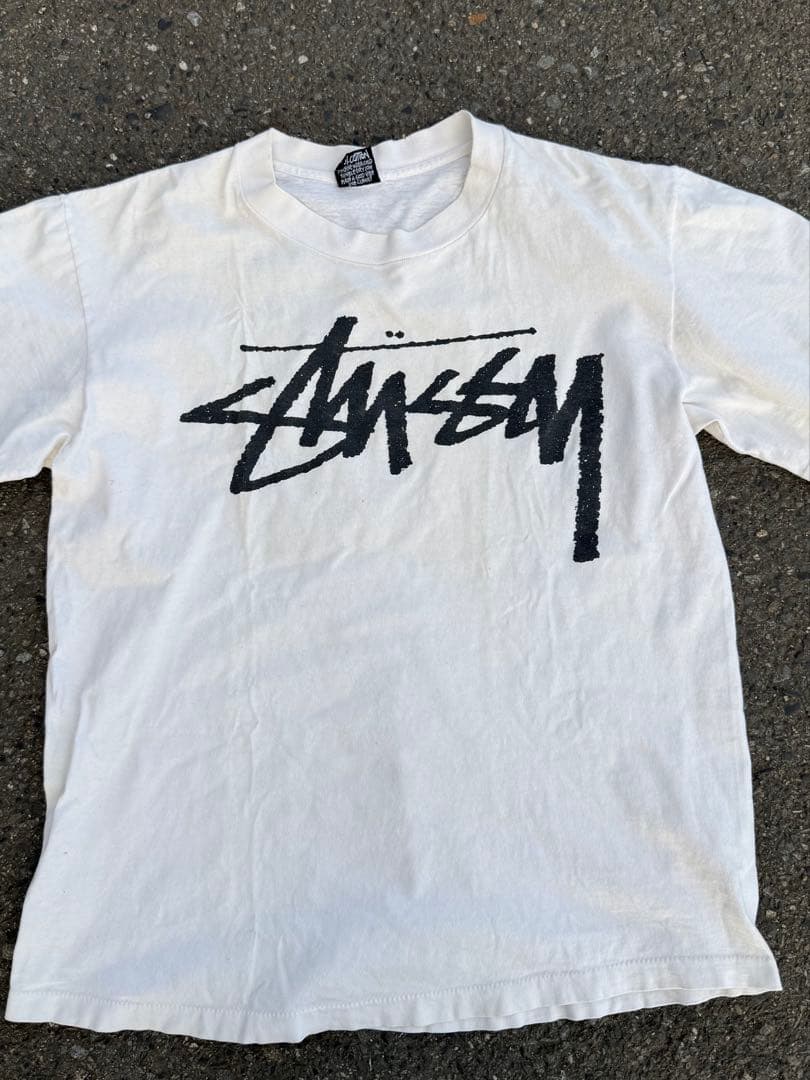 り*様 90s 80s old stussy Tシャツ Sロゴ オールドストゥー