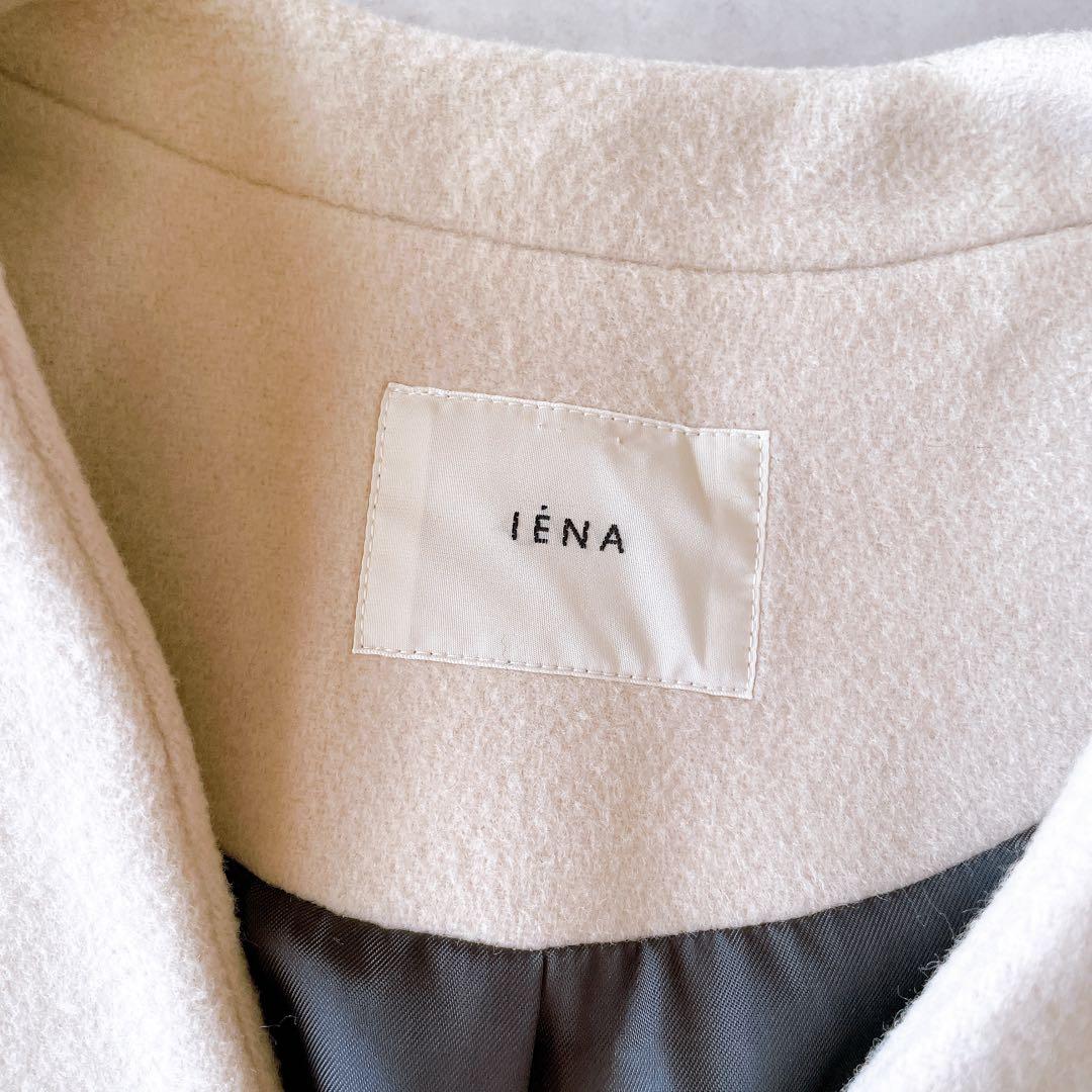 IENA MANTECO ノーカラーロングコート アウター イエナ