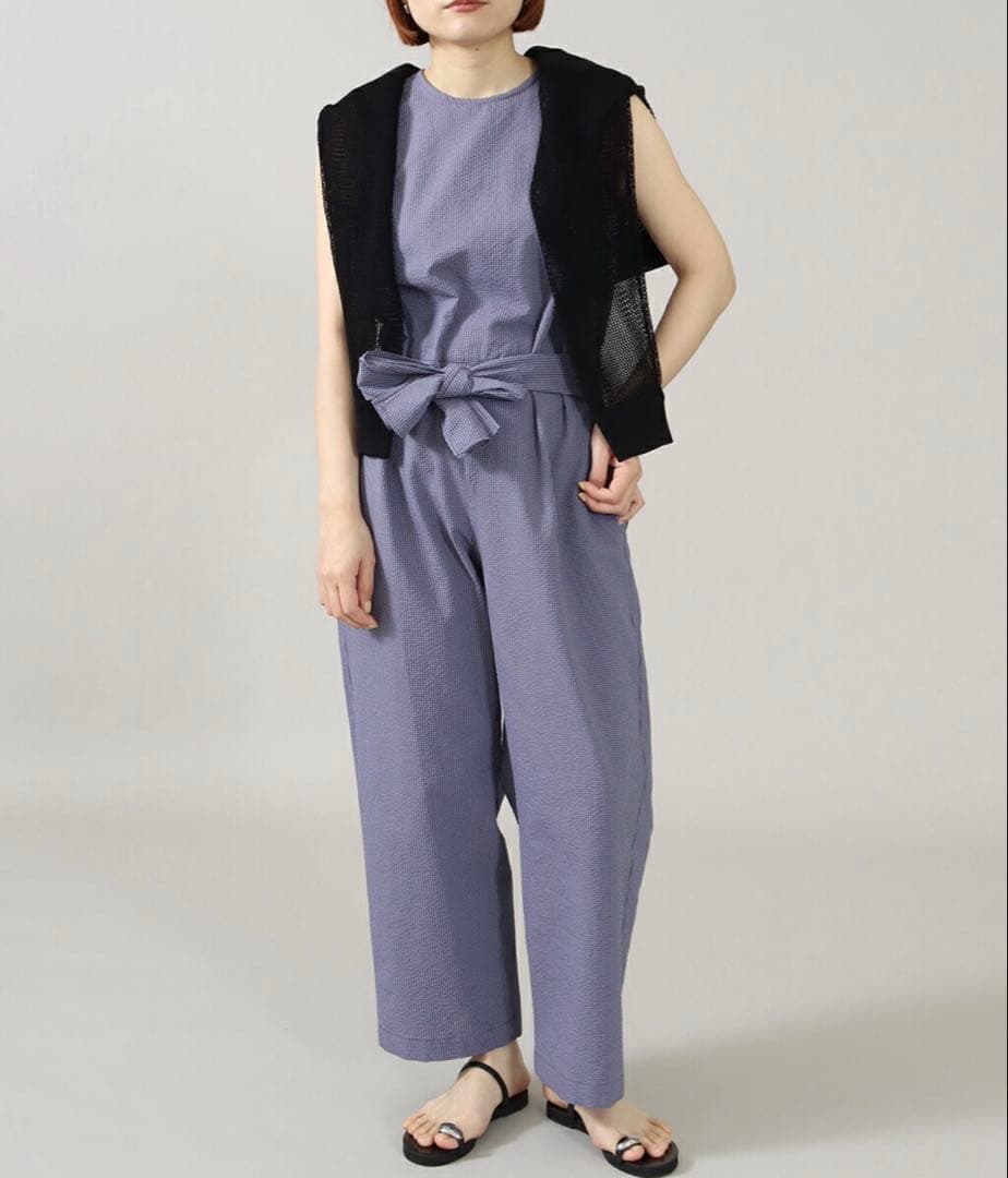 ルメランジュ　オールインワン ウエストリボン付き