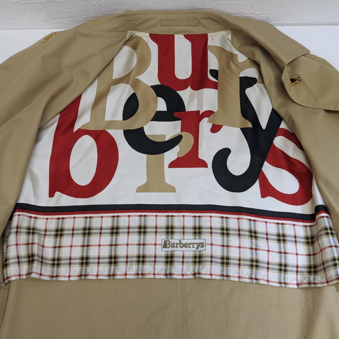 【希少 美品】Burberrys ステンカラー トレンチコート コート ベージュ