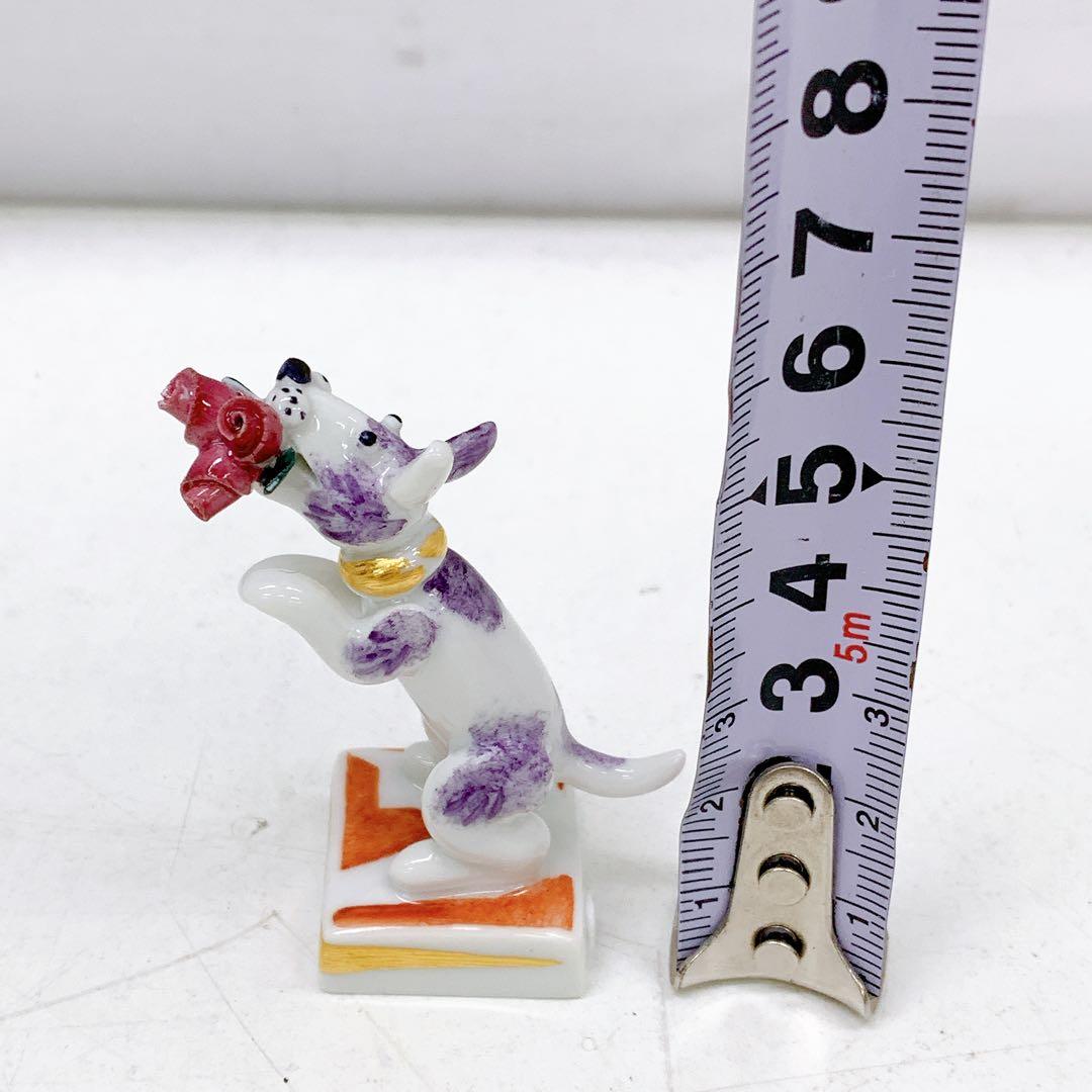 6AAM6 極美品 Meissen マイセン 干支シリーズ 犬 戌 イヌ