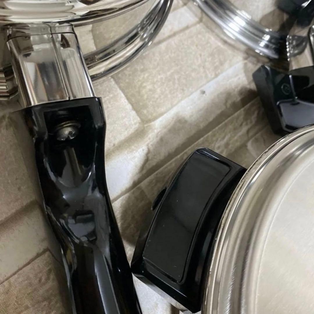 ロイヤルクイーン【IH対応品】⭐️３コート蓋付き⭐️スチーマー他セット出品　超美品