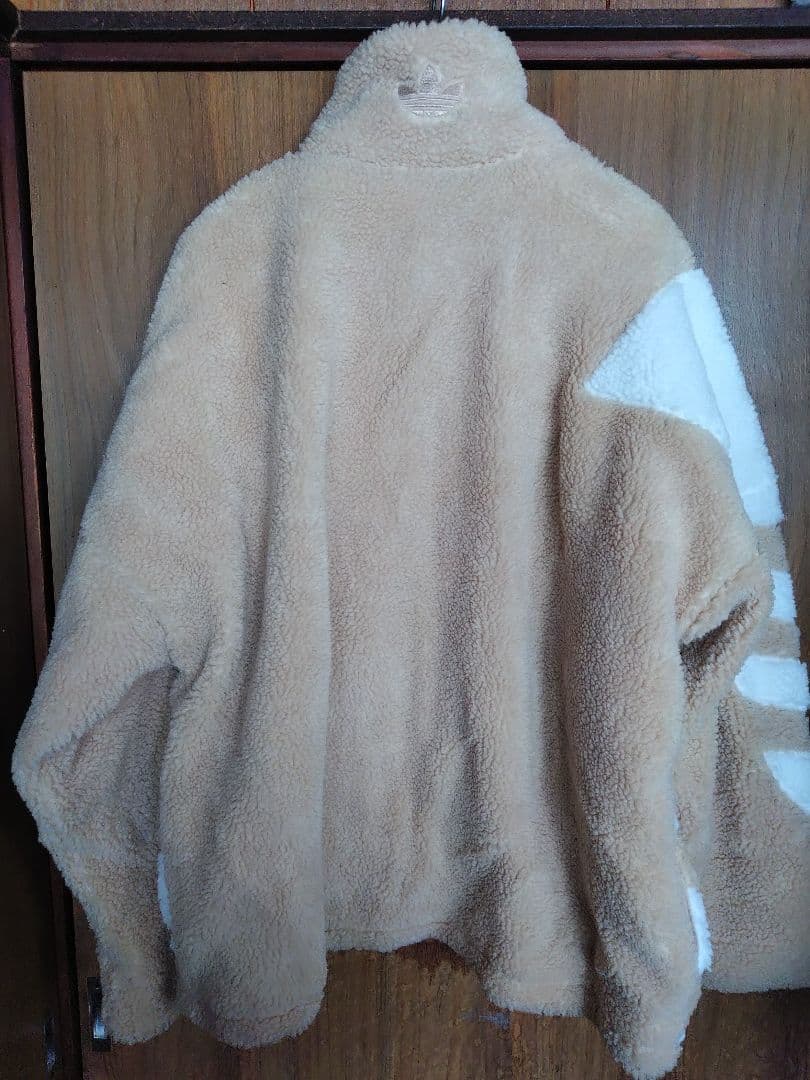 BIGサイズ3XL(4L)adidas フリース.ボアジャケット