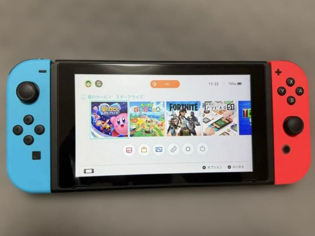 【未使用に近い美品】Nintendo Switch フィルム貼付済+箱