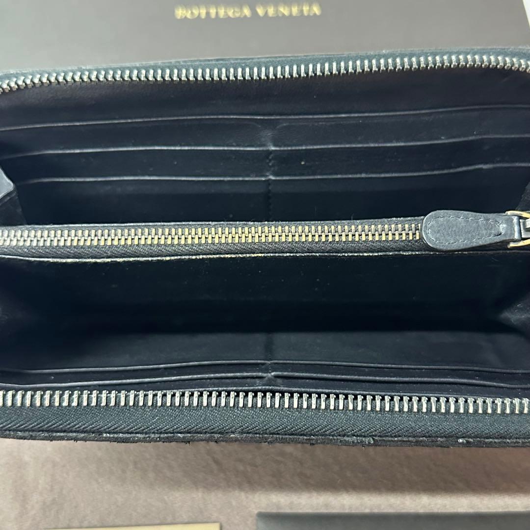 超良品‼️ ボッテガヴェネタ　財布　長財布　イントレチャート　ラウンドファスナー