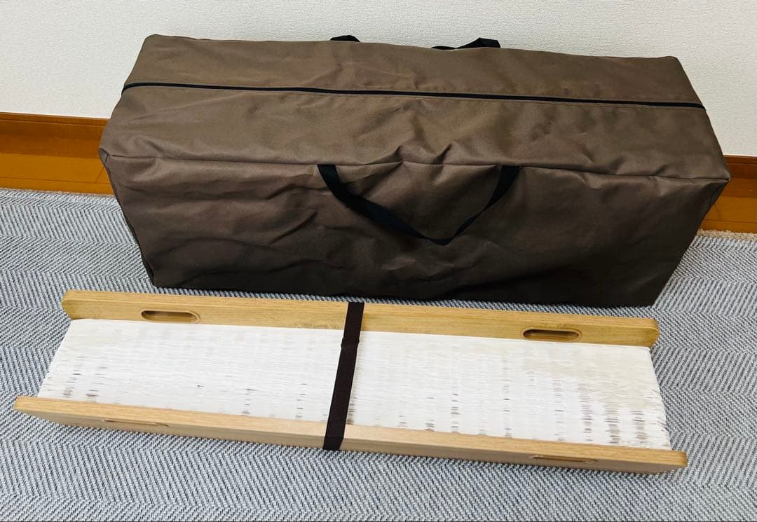 アコーディオン構造 伸縮式ぺーパー ダンボールベッド セミシングル モリリン