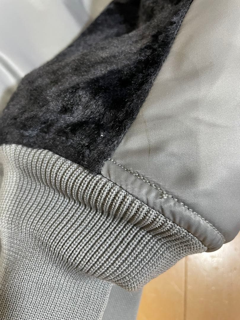 超レア★sequelシークエルMA-1シルバーグレーXL藤原ヒロシ