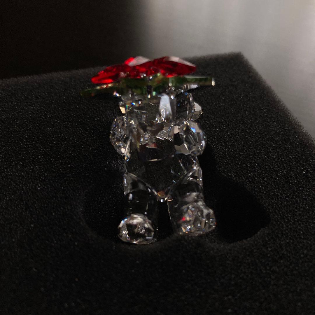 スワロフスキー クリスマスベア 2012年限定 ポインセチア