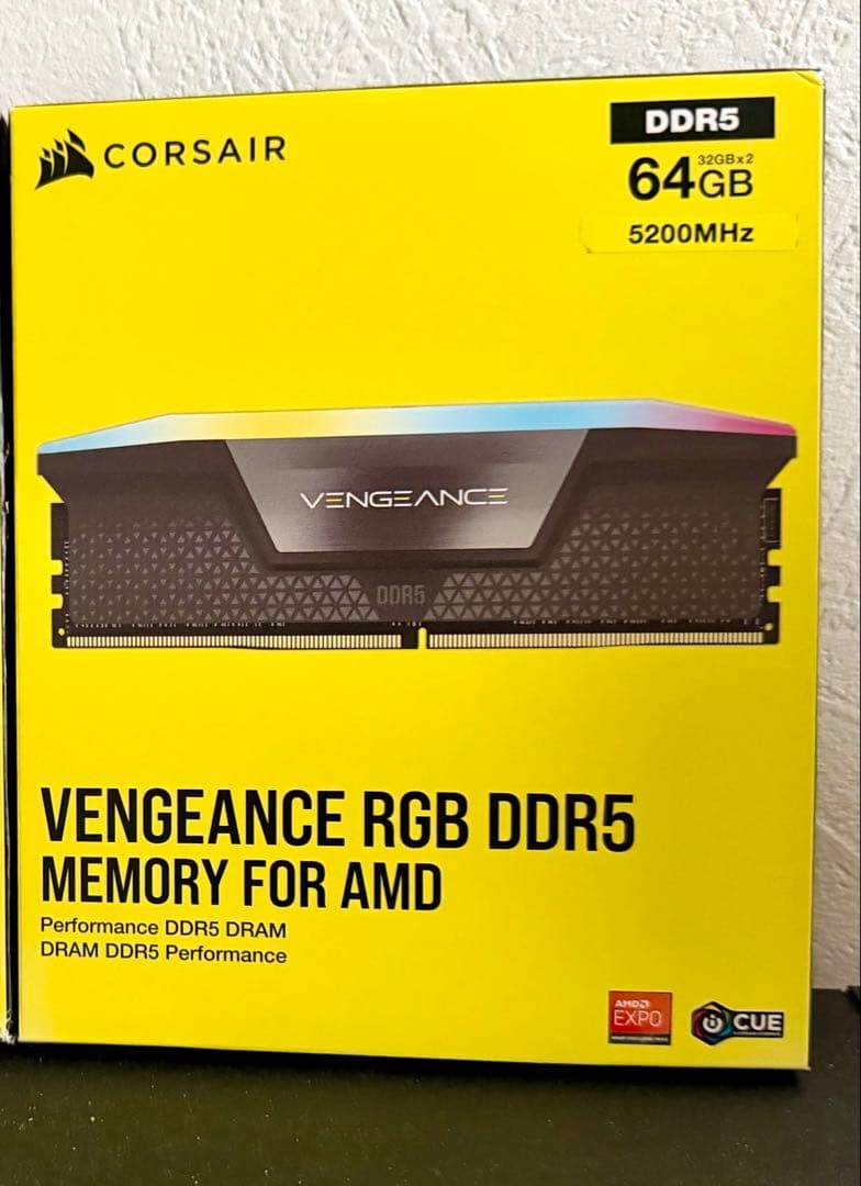 エ*可様 CORSAIR VENGEANCE RGB DDR5 64GB 520