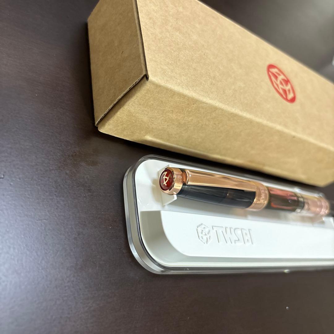 twsbi ダイヤモンド580　スモークローズゴールド 細字 F 万年筆