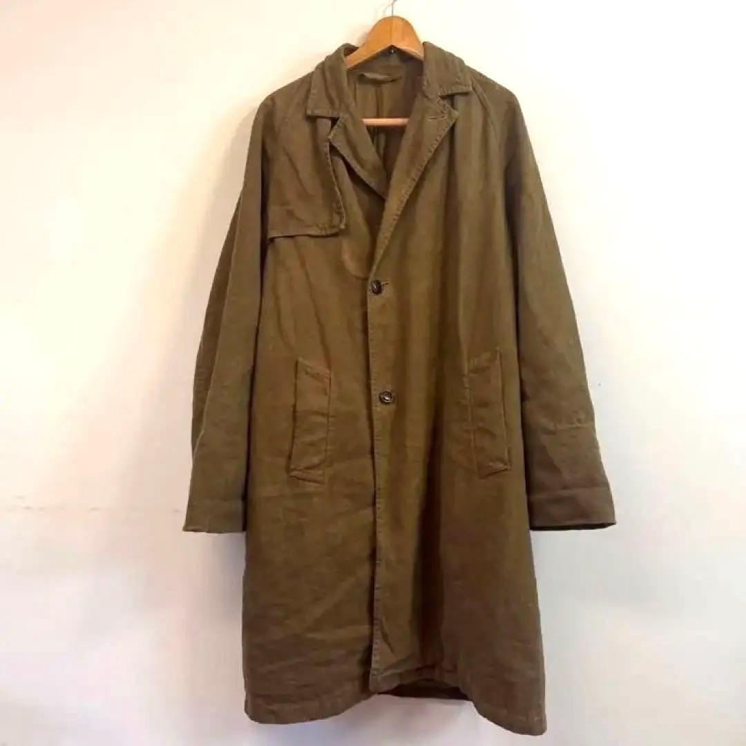 CONFECT heavy linen ulster coat ヘビー リネン