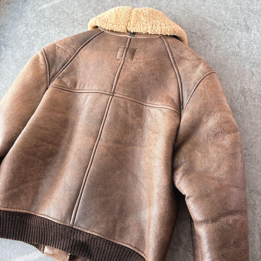 AVIREX B-6 フライトジャケット 40 USA製 ムートン 90s