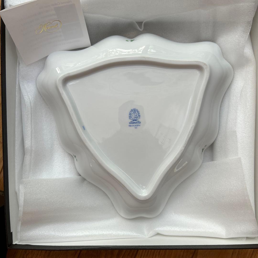 ヘレンド　三角形プレート