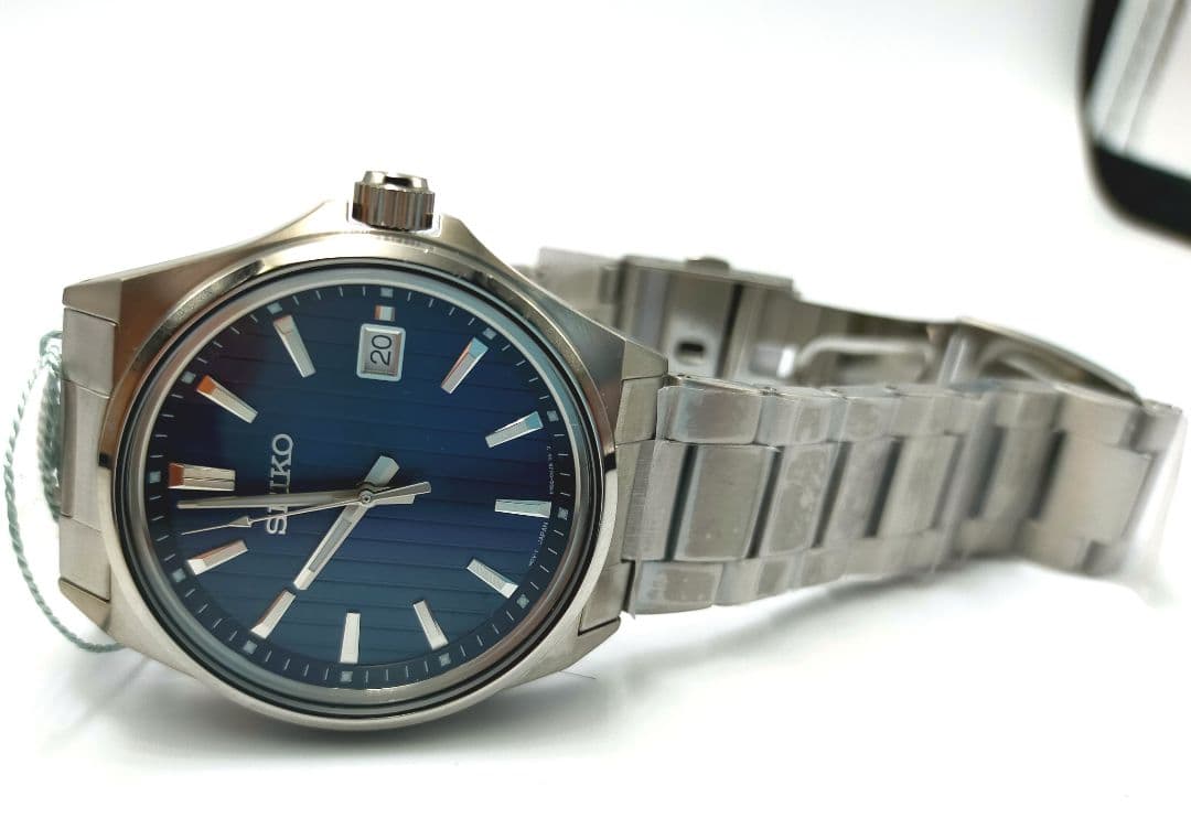【完全未使用】セイコー 紺文字盤 SBTH003 フルコマ フィルム付 即発送