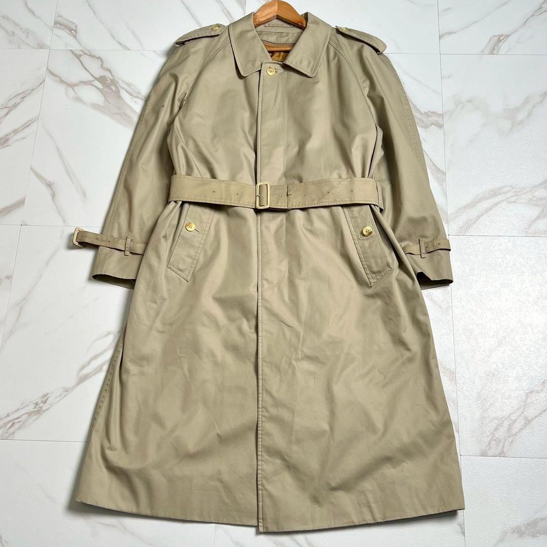 ꧁バーバリー ꧂ 定番トレンチコート ノバチェック ライナー ベルト付 ベージュ