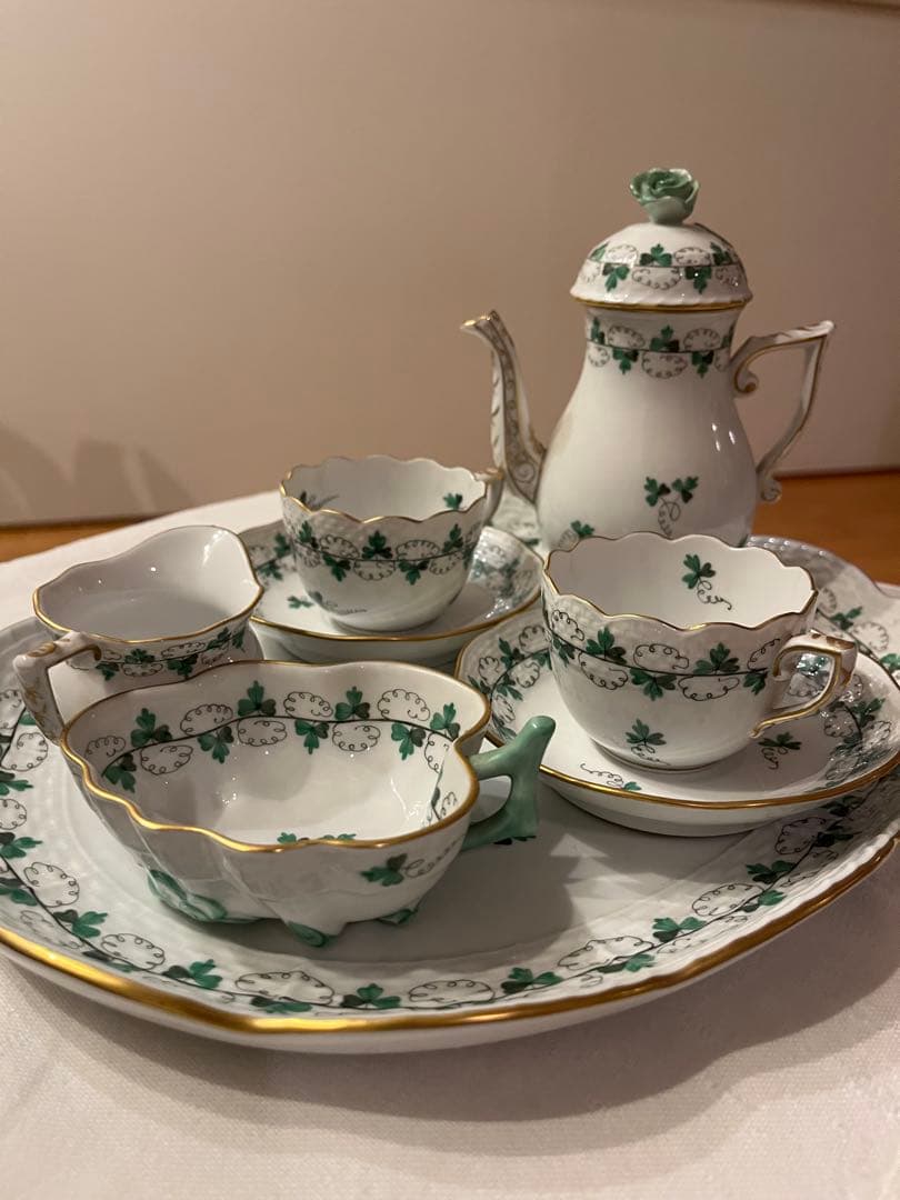 Miriamさん用HEREND ヘレンドパセリグリーンアフターヌーンティーセット