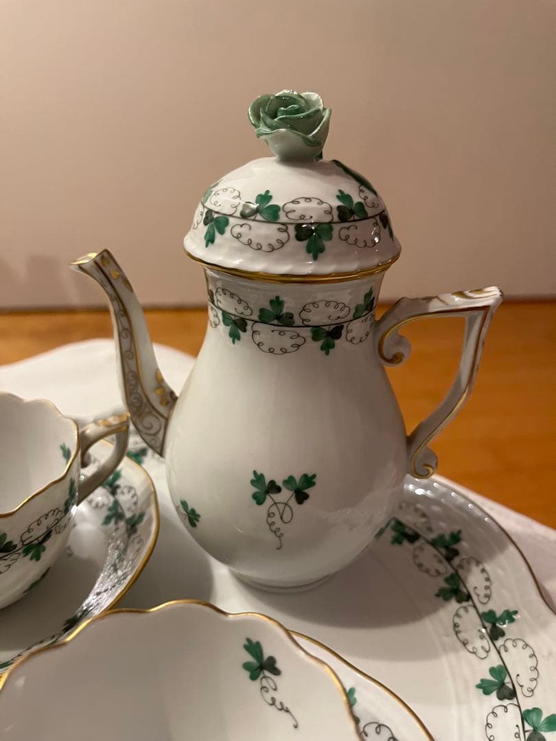 Miriamさん用HEREND ヘレンドパセリグリーンアフターヌーンティーセット