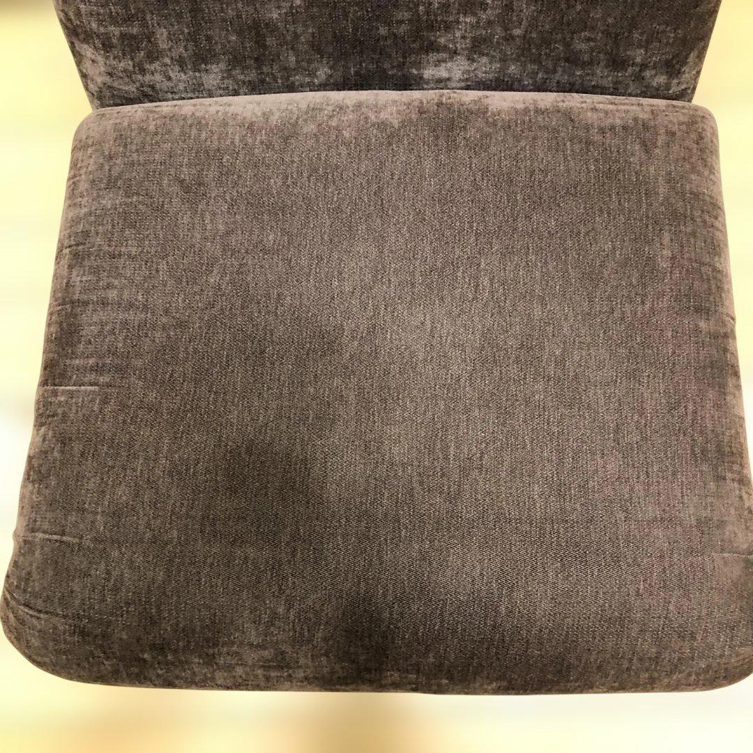 送料無料 ブラウン 座椅子 ソファベッド リクライニング　250811-4