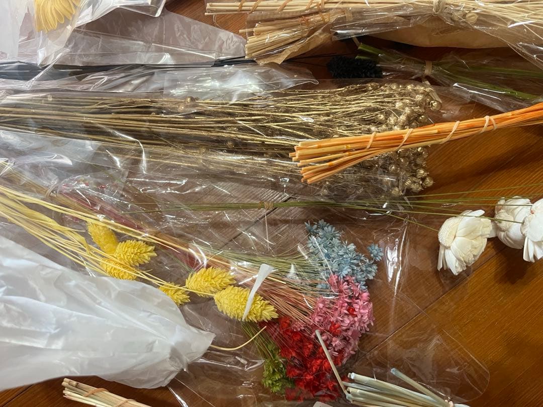 プリザーブドフラワー、ドライフラワー、まとめ売り