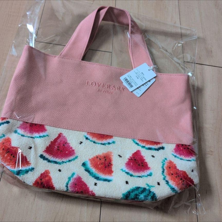 新品　ラブラリーバイフェイラー スイカドットトートバッグ
