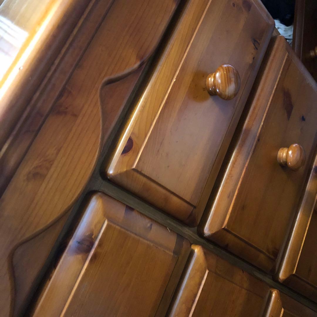 可愛いカントリー調チェスト左　説明必読